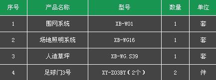 足球場配置方案1